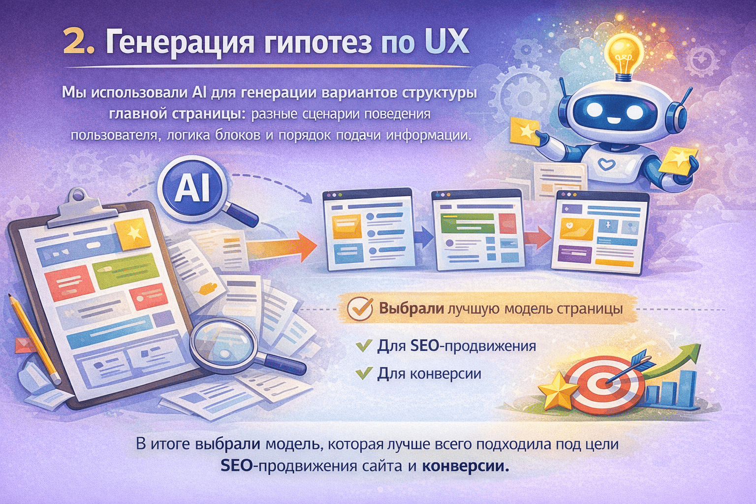 генерация гепотиз по UX